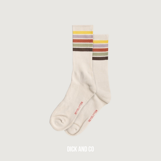 8904 Jaquard Crew Sock